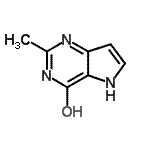CAS#: 65749-97-5, 2-Methyl-1,5-dihydro-4H-pyrrolo[3,2-d]pyrimidin-4-one