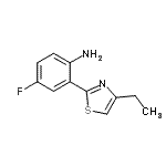 CAS#: 658076-58-5, 2-(4-Ethyl-1,3-thiazol-2-yl)-4-fluoroaniline