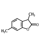 CAS#: 65817-24-5, 3,6-Dimethyl-1-benzofuran-2(3H)-one