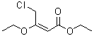 CAS 登录号：65840-68-8， (2E)-4-氯-3-乙氧基-2-丁烯酸乙酯