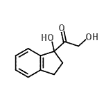 CAS 登录号：658699-36-6， 2-羟基-1-(1-羟基-2,3-二氢-1H-茚-1-基)乙酮