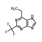 CAS 登录号：658707-89-2， 6-乙基-2-(三氟甲基)-1H-嘌呤