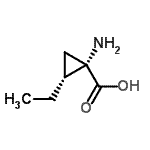 CAS#: 65878-52-6, (1S,2R)-1-Amino-2-ethylcyclopropanecarboxylic acid
