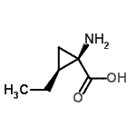 CAS 登录号：65878-53-7， (1R,2S)-1-氨基-2-乙基环丙烷羧酸
