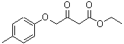 CAS 登录号：65910-98-7， 4-(4-甲基苯氧基)-3-氧代丁酸乙酯