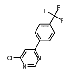 CAS 登录号：659729-09-6， 4-氯-6-[4-(三氟甲基)苯基]嘧啶