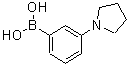 CAS 登录号：659731-18-7， [3-(1-吡咯烷基)苯基]硼酸