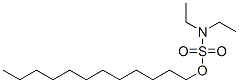 CAS 登录号：66027-87-0， 二乙基氨基磺酸十二烷基酯