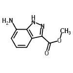 CAS#: 660823-37-0, Methyl 7-amino-1H-indazole-3-carboxylate