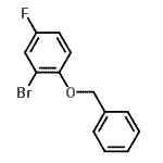 CAS 登录号：660842-05-7， 1-(苄氧基)-2-溴-4-氟苯