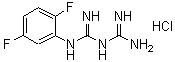 CAS 登录号：66088-53-7， 1-(2,5-二氟苯基)双胍盐酸盐