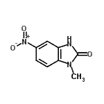 CAS 登录号：66108-85-8， 1-甲基-5-硝基-1,3-二氢-2H-苯并咪唑-2-酮