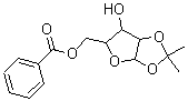 CAS 登录号：6612-91-5， (6-羟基-2,2-二甲基-3a,5,6,6a-四氢呋喃并[4,5-d][1,3]二氧杂环戊烯-5-基)甲基苯甲酸酯