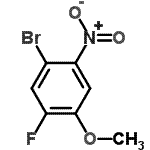 CAS#: 661463-13-4, 1-Bromo-5-fluoro-4-methoxy-2-nitrobenzene