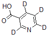 CAS 登录号：66148-15-0， 3-吡啶羧酸-2,4,5,6-D4