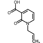CAS 登录号：66158-33-6， 1-烯丙基-2-氧代-1,2-二氢-3-吡啶羧酸