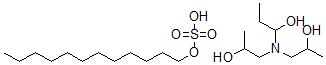 CAS 登录号：66161-60-2， 癸基硫酸氢酯与 1,1',1''-次氮基三丙-2-醇化合物