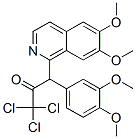 CAS#: 66170-04-5, 3-(6,7-Dimethoxyisoquinolin-1-Yl)-3-(3,4-Dimethoxyphenyl)-1,1,1-Trichloro-2-Propanone