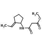 CAS#: 662157-70-2, Methyl 3-{[(2E)-2-ethylidenecyclopentyl]amino}-3-oxopropanoate