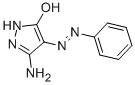 CAS 登录号：6627-93-6， 3-氨基-5-羟基-4-苯基偶氮吡唑