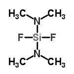 CAS#: 663-77-4, 1,1-Difluoro-N,N,N',N'-Tetramethylsilanediamine