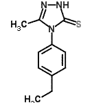 CAS 登录号：663181-79-1， 4-(4-乙基苯基)-5-甲基-4H-1,2,4-三唑-3-硫醇