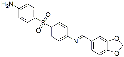 CAS 登录号：6632-83-3， 4-[4-(苯并[1,3]二氧杂环戊烯-5-基亚甲基氨基)苯基]磺酰基苯胺