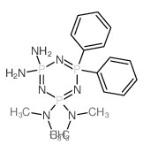 CAS#: 6633-82-5, 2,2-Diamino-4,4-Bis(Dimethylamino)-2,2,4,4,6,6-Hexahydro-6,6-Diphenyl-1,3,5,2,4,6-Triazatriphosphorine