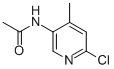 CAS 登录号：6635-92-3， N-(6-氯-4-甲基-吡啶-3-基)乙酰胺