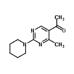 CAS 登录号：66373-33-9， 1-[4-甲基-2-(1-哌啶基)-5-嘧啶基]乙酮