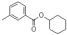 CAS 登录号：6641-66-3， 3-甲基-苯甲酸环己基酯