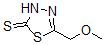 CAS 登录号：66437-18-1， 5-(甲氧基甲基)-1,3,4-噻二唑-2(3H)-硫酮