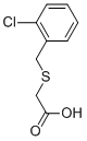 CAS 登录号：66516-65-2， [[(2-氯苯基)甲基]硫代]-乙酸