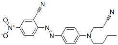 CAS#: 66545-42-4, 2-[[4-[Butyl(2-Cyanoethyl)Amino]Phenyl]Azo]-5-Nitrobenzonitrile