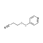 CAS#: 66592-90-3, 3-(4-Pyridinyldisulfanyl)propanenitrile