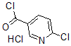 CAS#: 66608-11-5, 6-Chloro-3-Pyridinecarbonylchloride Hydrochloride (1:1)