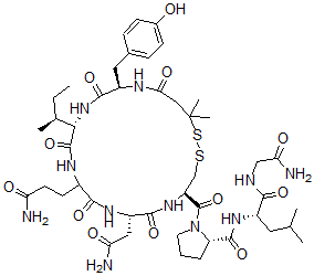 CAS 登录号:6663-74-7, 1-去氨基青霉胺-后叶催产素