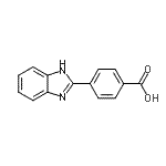 CAS 登录号：66631-29-6， 4-(1H-苯并咪唑-2-基)苯甲酸