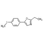 CAS#: 666702-85-8, 2-Ethyl-5-[4-(methylsulfanyl)phenyl]-1,3-oxazole
