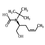 CAS#: 666719-09-1, [(2S,4Z)-1-Hydroxy-4-hexen-2-yl](2-methyl-2-propanyl)carbamic acid