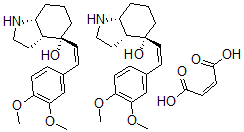 CAS#: 66690-81-1, Bis(3aRS,4SR,7aRS)-4-(3,4-dimethoxy-(Z)-styryl)hexahydro-4-indolinol maleate