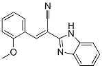 CAS 登录号：66700-40-1， alpha-((2甲氧基苯基)亚甲基)-1H-苯并咪唑-2-乙腈