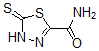 CAS 登录号：66709-83-9， 4,5-二氢-5-硫代-1,3,4-噻二唑-2-甲酰胺