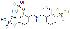 CAS#: 66731-46-2, N-(2,4-Diphosphobenzyl)-1-Amino-5-Naphthalenesulfonic Acid
