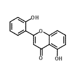 CAS 登录号：6674-39-1， 5-羟基-2-(2-羟基苯基)-4H-苯并吡喃-4-酮