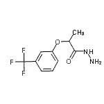 CAS 登录号：667413-01-6， 2-[3-(三氟甲基)苯氧基]丙酰肼