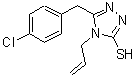 CAS#: 667437-95-8, 4-Allyl-5-(4-chlorobenzyl)-4H-1,2,4-triazole-3-thiol