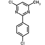 CAS#: 66744-01-2, 4-Chloro-2-(4-chlorophenyl)-6-methylpyrimidine