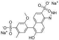 CAS#: 66813-73-8, Disodium6-Hydroxy-5-(2-Methoxy-5-Methyl-4-Sulfonato-Phenyl)Diazenyl-Naphthalene-2-Sulfonate
