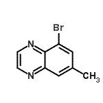 CAS#: 668276-42-4, 5-Bromo-7-methylquinoxaline